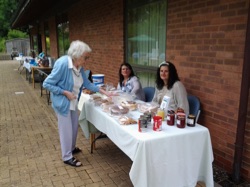Carol Inspecting a Stall