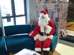 Santa at the Christmas Fayre